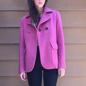 Gap Pink Wool Breast Coat